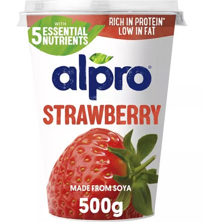 Alpro Strawberry Yoghurt Alternative (500g)