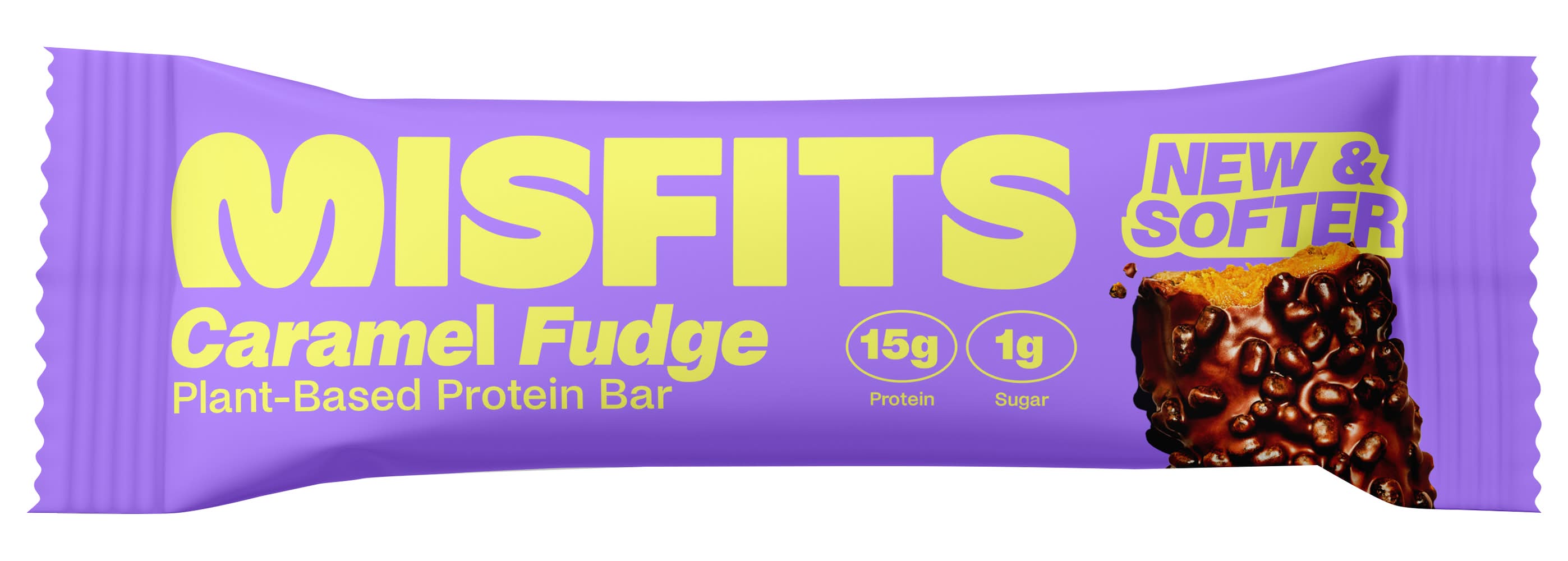 Misfits Bars, Caramel-Fudge