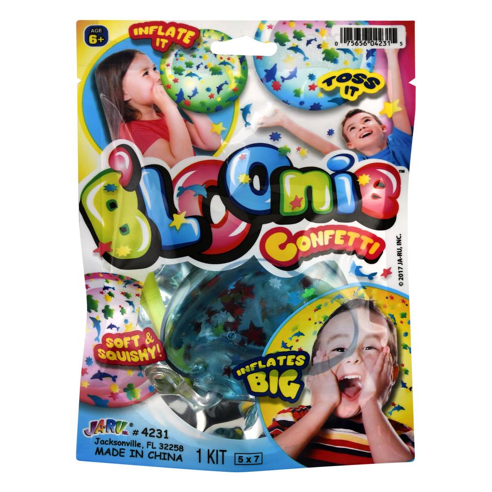 B'loonie Confetti Plastic Balloon