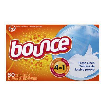 Bounce Fresh Linen Fabric Softener Sheets (200 g)