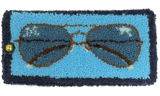 Jonathan Adler Aviator Punch Needle Case Kit, 7.3x3.5 in