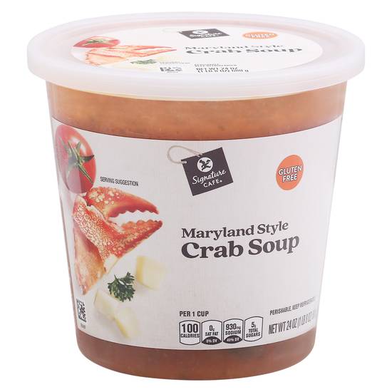 Signature Cafe Maryland Style Crab Soup (24 oz)