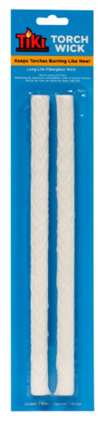 Tiki 0.5 In. X 9 In. L Round Wick Shape Fiberglass Torch Wick 2 Pk