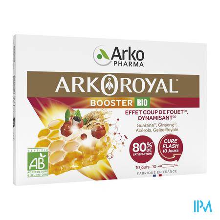 Arkoroyal Boost Bio Ampoule 10 Gelée royale - Compléments alimentaires