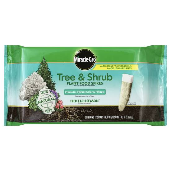 Miracle Gro Tree & Shrub Fertilizer Spikes