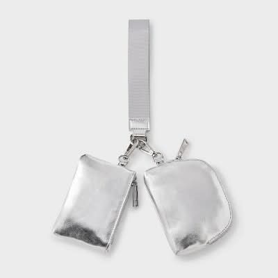 Girls' Wristlet Pouch - art class™ Silver