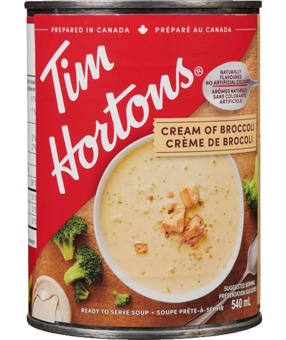 Tim Hortons Ready To Serve Soup, Cream Of Broccoli (540 ml)