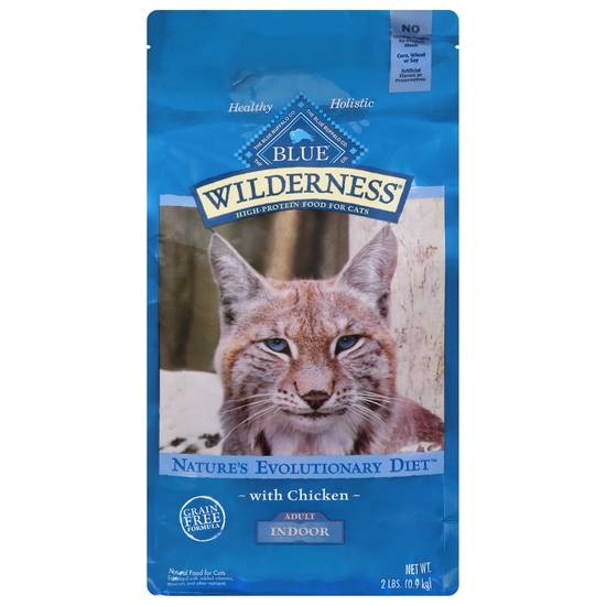 Blue Buffalo Wilderness Nature's Evolutionary Diet Adult Indoor Chicken Food For Cats
