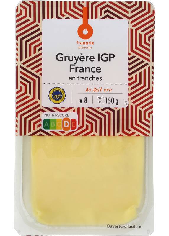 Franprix - Fromage gruyère igp france en tranches (8)