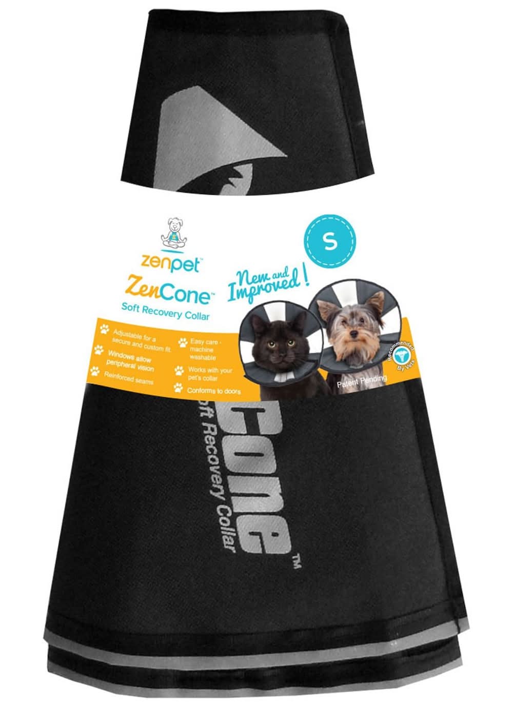 Zen Pet ZenCone Soft Recovery Collar, 1 Small