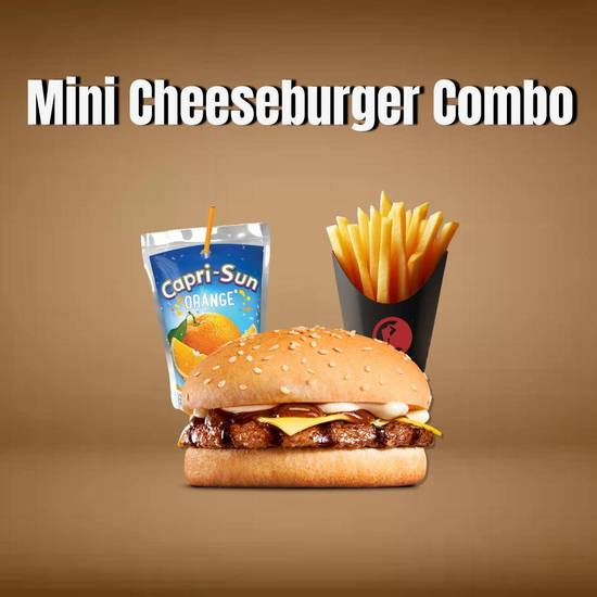 Mini Cheese Burger Meal