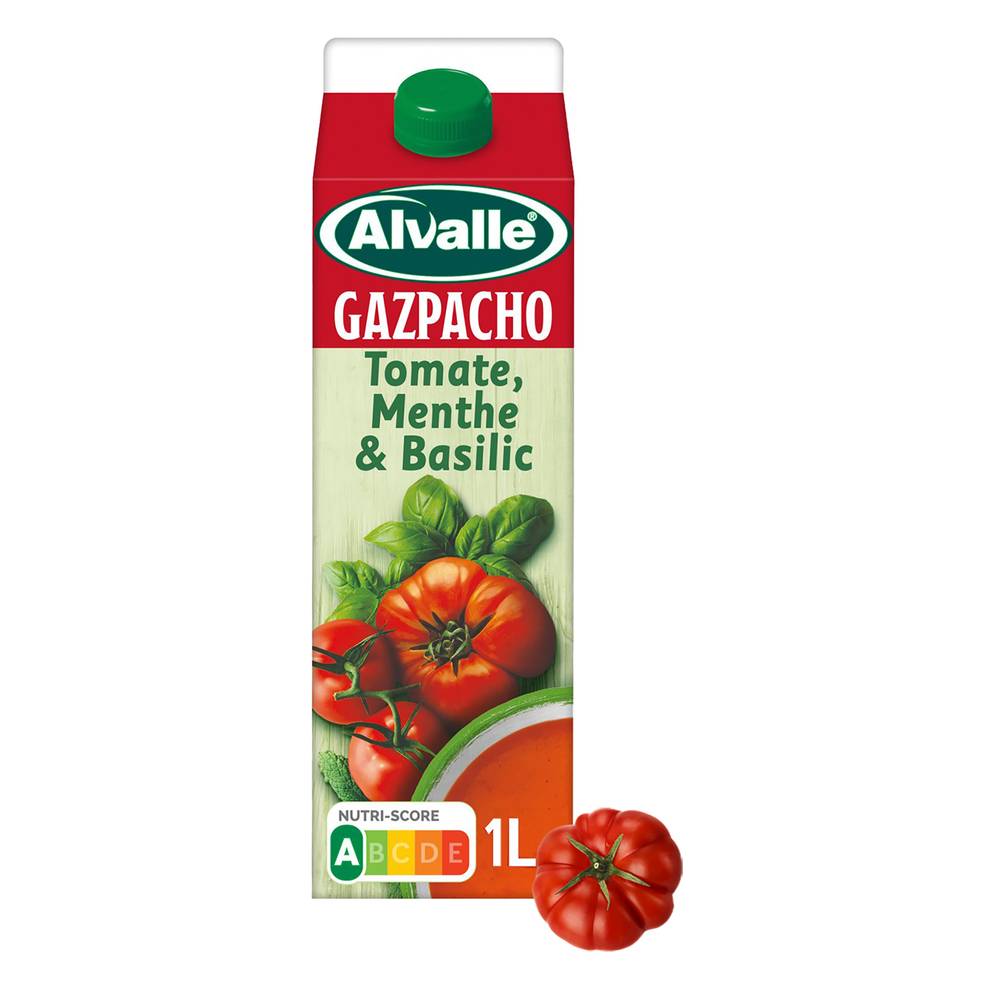 Alvalle - Gazpacho tomate menthe et basilic (1 L)