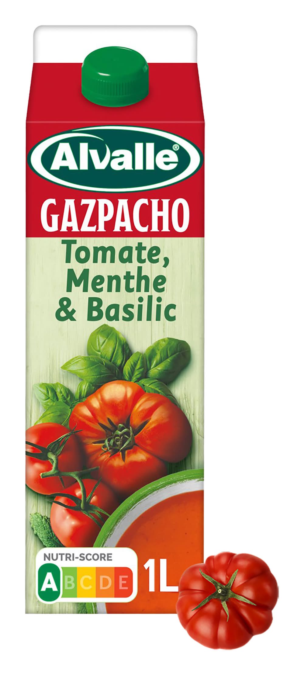 Alvalle - Gazpacho tomate menthe et basilic (1L)