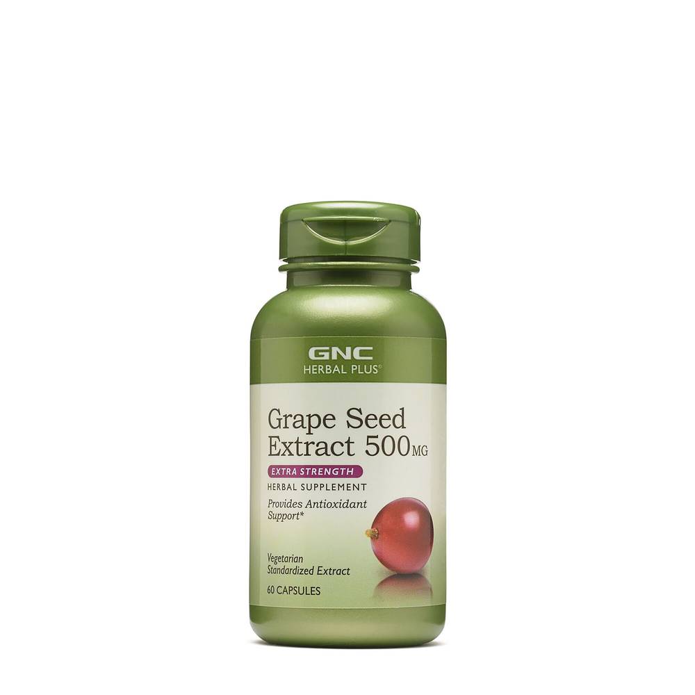 Gnc Grape Seed Extract Extra Strength 500 mg Capsules (60 ct)