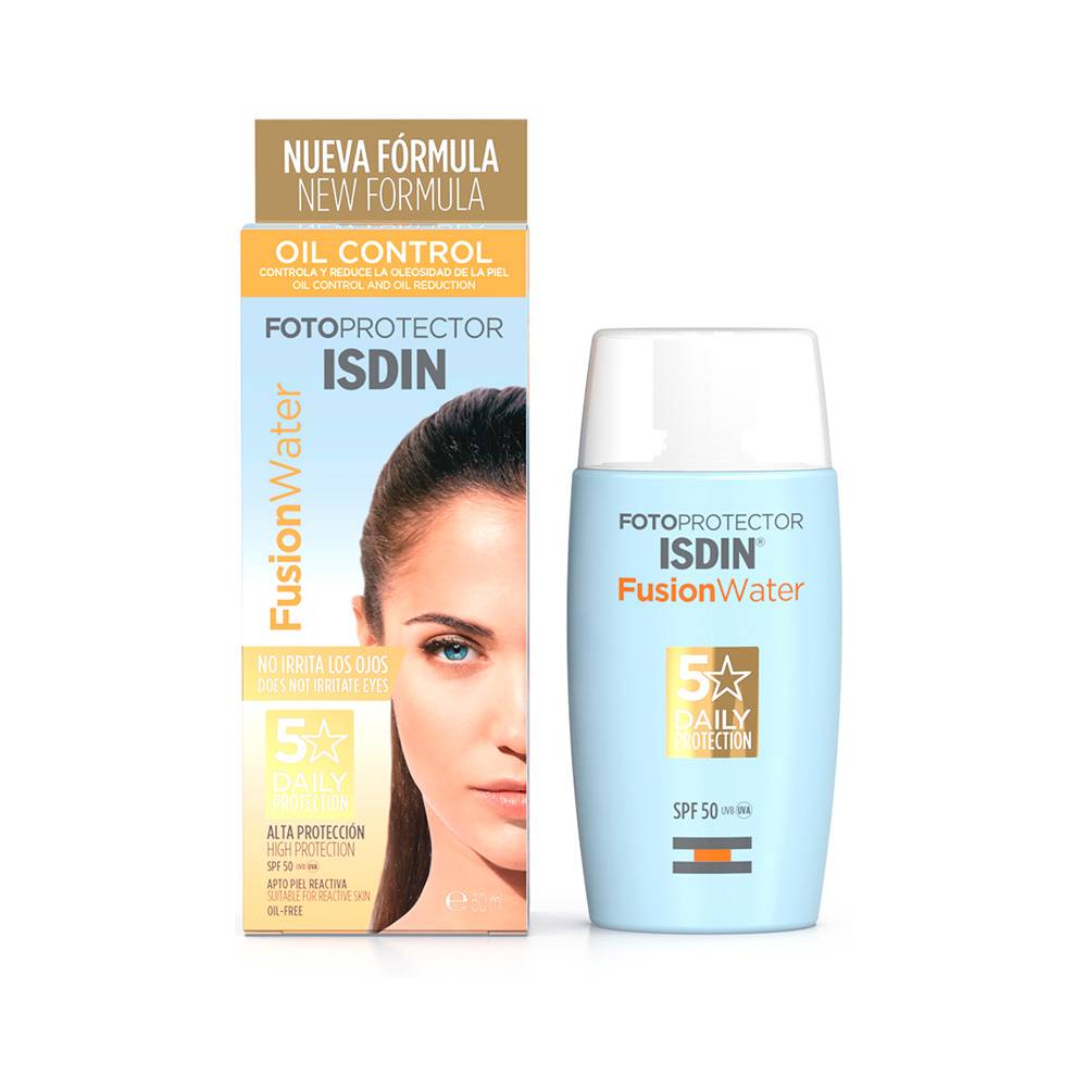 ISDIN · Fotoprotector fusion water oil control fps 50 (50 ml)