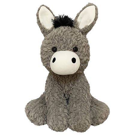 Festive Voice Hug Me Stuffed Donkey