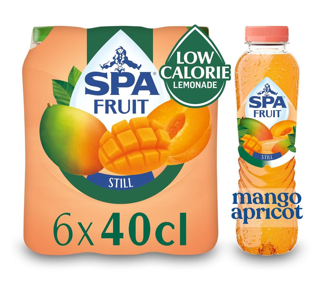 Spa Fruit Mango Apricot Goût 6 x 40 cl
