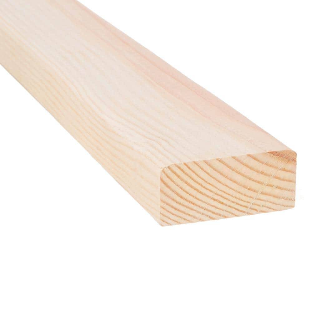 2 In. X 4 In. X 92-5/8 In. Kiln Dried Whitewood Stud