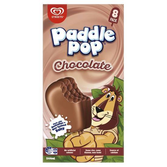 Streets Paddle Pop Chocolate (8 Pack) 544mL