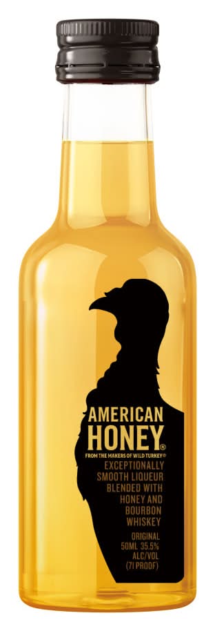 Wild Turkey Exceptionally Smooth Liqueur, Honey-Bourbon (50 ml)