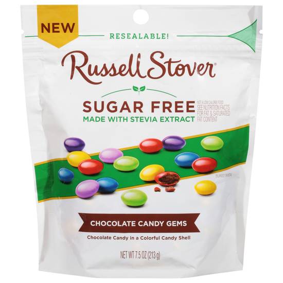 Russell Stover Sugar Free Chocolate Candy Gems
