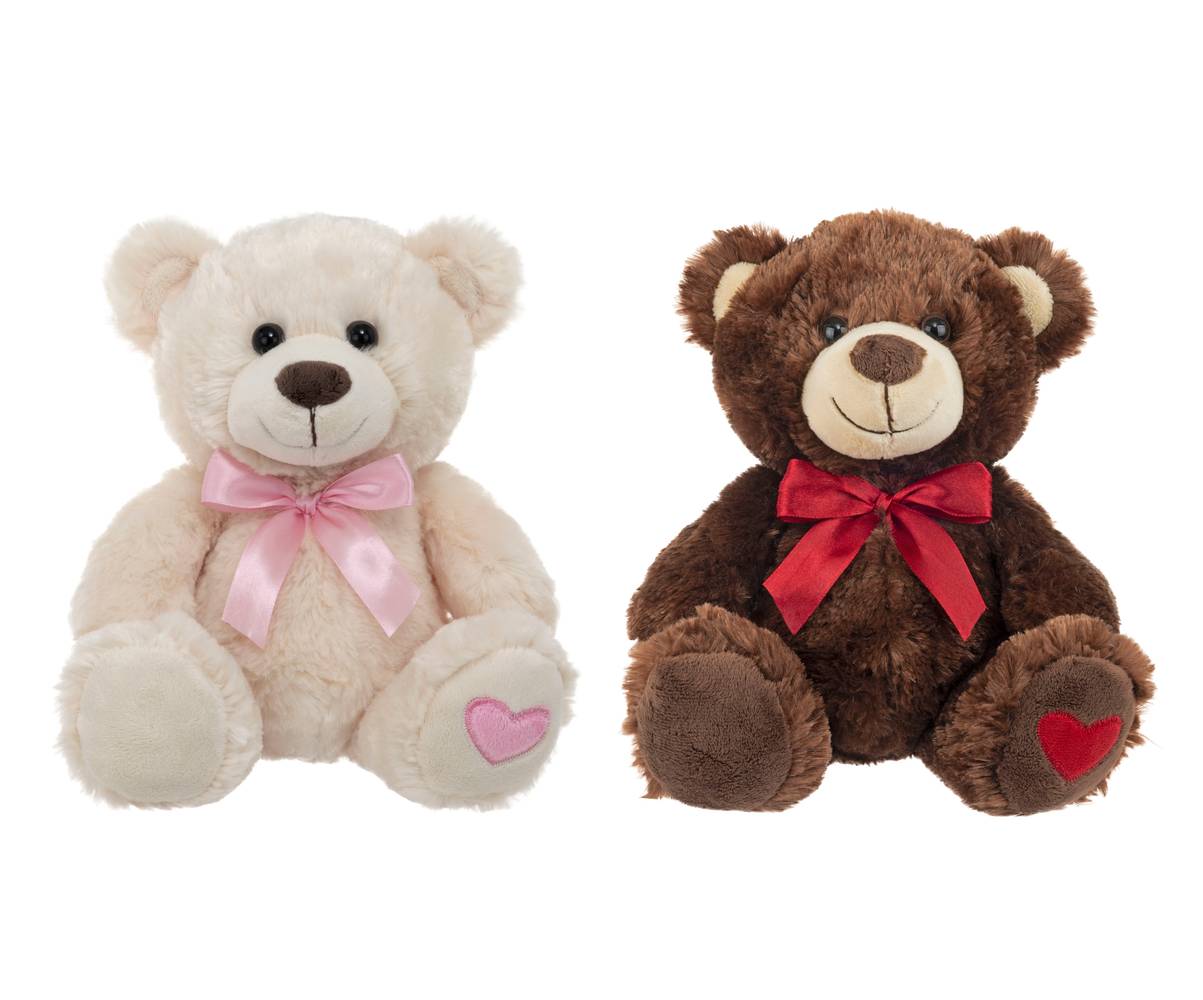 Red & Pink Chocolate Scented Bear, Assorted, 9 In