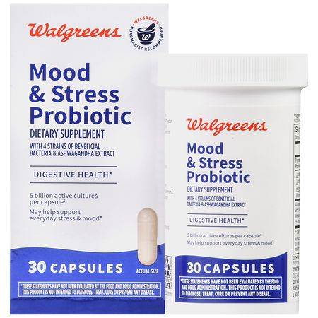 Walgreens Mood & Stress Probiotic Capsules ( 30 ct)