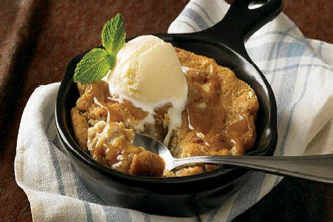 Salted Caramel Cookie Skillet**