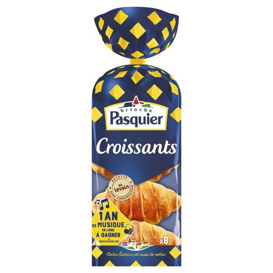 Croissants Brioche pasquier x8