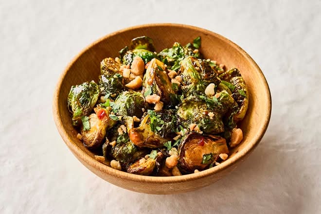 Kung Pao Brussel Sprouts