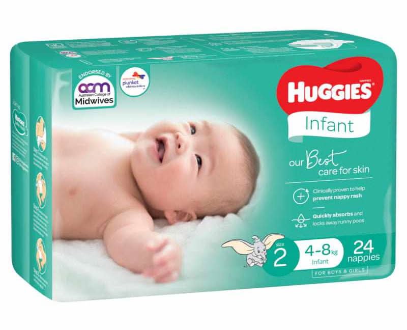 Huggies Ultimate Infant Nappies Size 2 24s