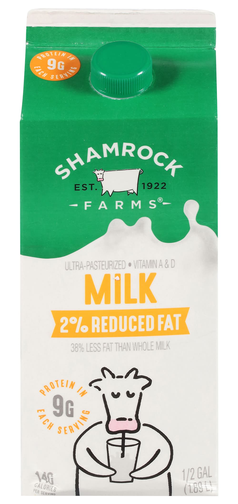 Shamrock Farms 2% Reduced Fat Milk (1.89 L)
