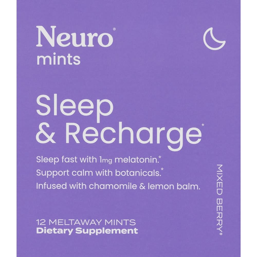 Neuro Sleep & Recharge Meltaway Mints, Mixed Berry (12 ct)