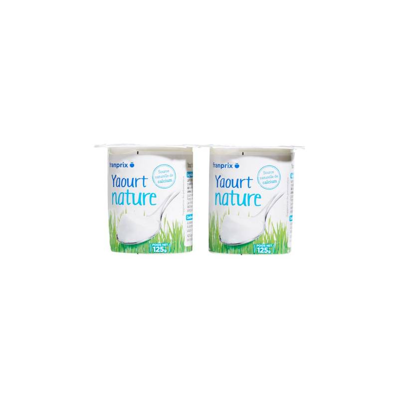 Yaourt nature Franprix 4x125g