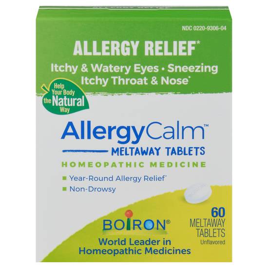 Boiron Allergycalm Unflavored Allergy Relief (60 ct)