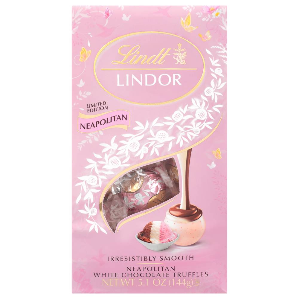 Lindt Neapolitan White Chocolate Truffles (5.1 oz)