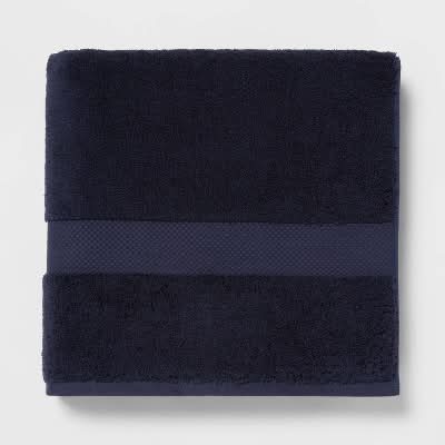 Threshold Performance Plus Bath Towel, Navy