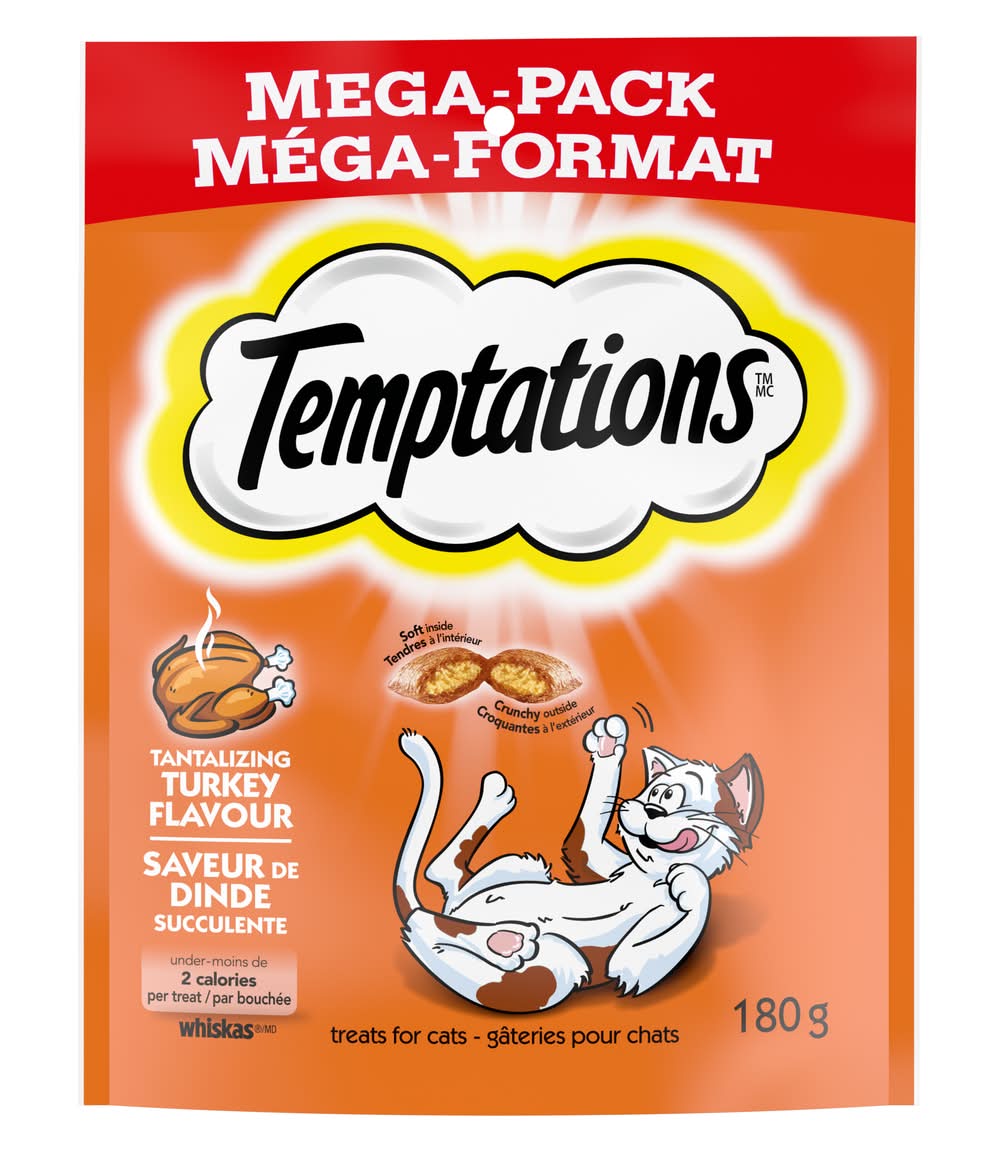 Whiskas Temptations Holiday Turkey Cat Treats (0.18 kg)