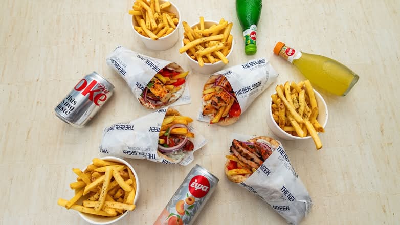Souvlaki Wrap Meal Deal for 4