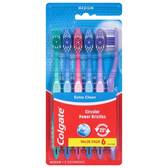 Colgate Extra Clean Toothbrushes (medium)