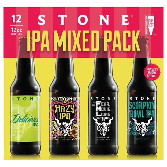 Stone Ipa Mixed Beer pack (12 pack, 12 oz)