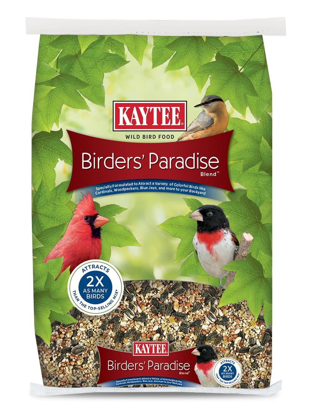 KAYTEE® Birders' Paradise Blend® Wild Bird Food (Color: Assorted, Size: 16 Lb)