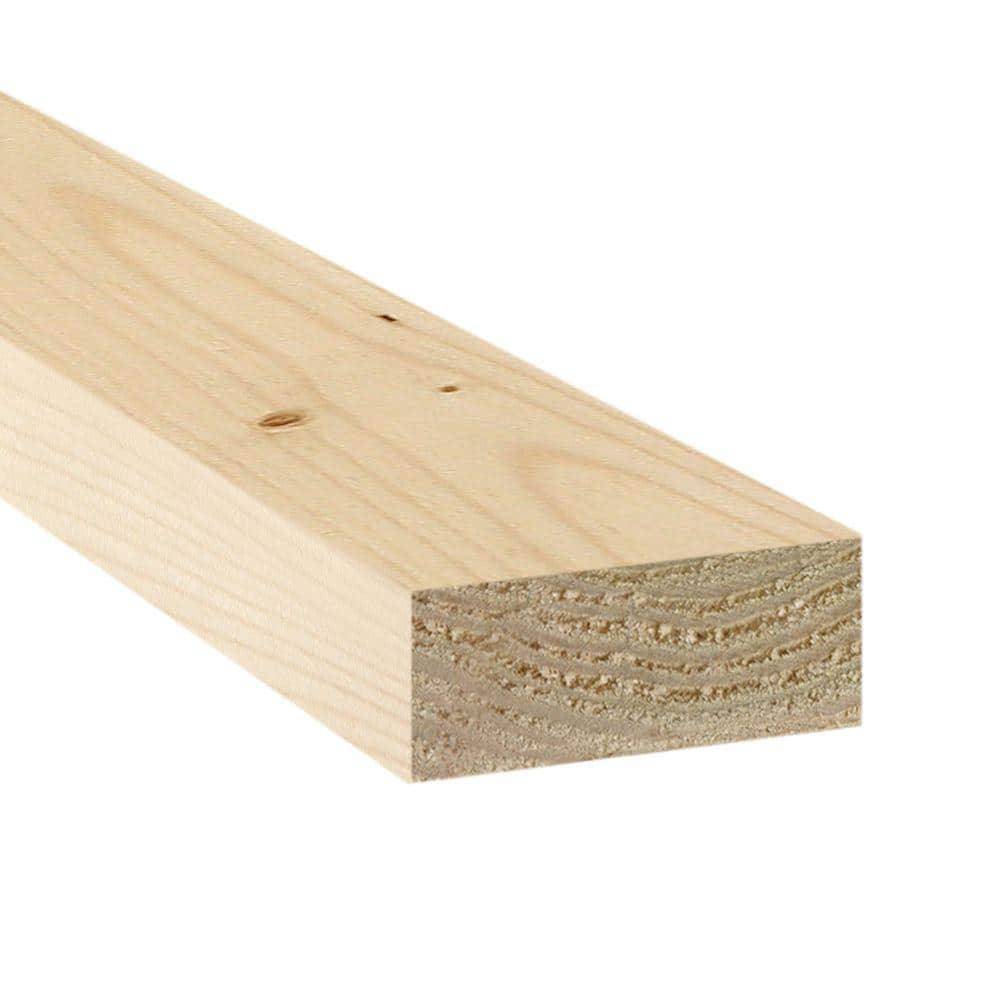 2 In. X 4 In. X 8 Ft. Appearance Grade Spruce Framing Lumber