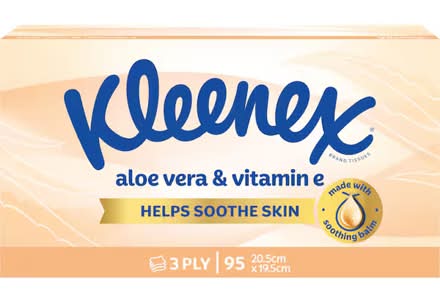 Kleenex Facial Tissues Aloe Vera 95Pk