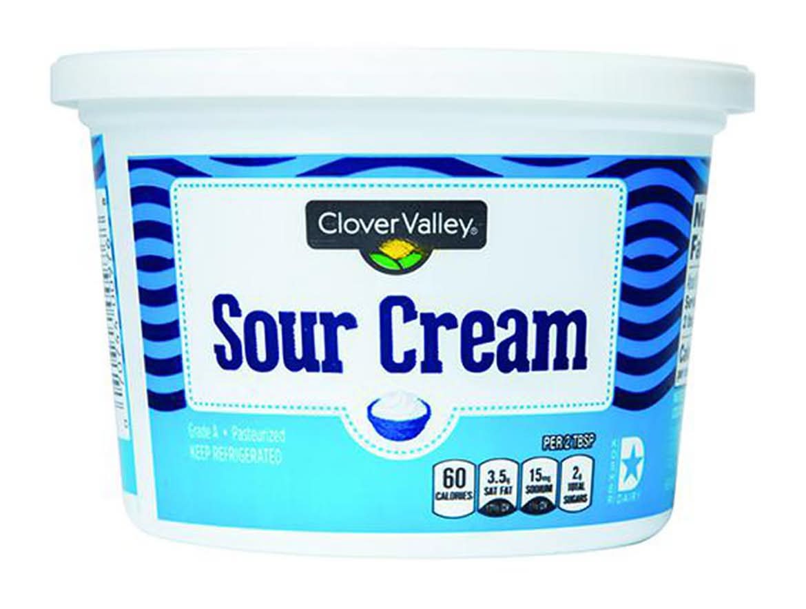 Clover Valley Sour Cream 16 Oz