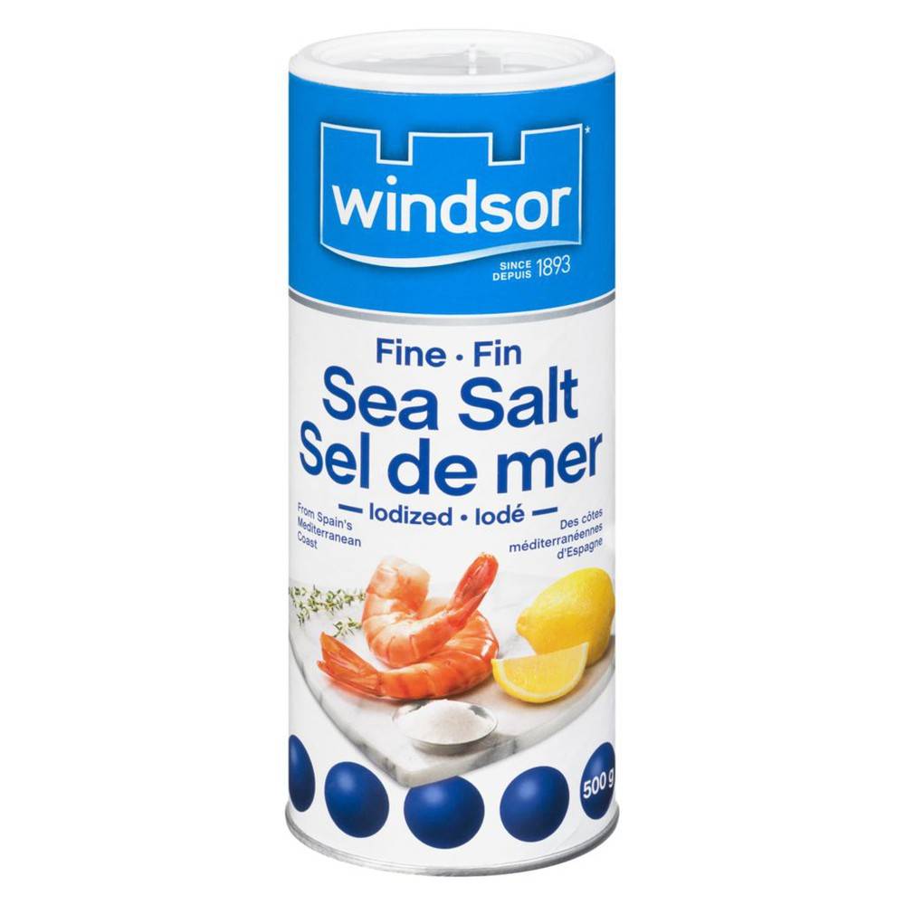 Windsor Blue Fine Sea Salt Lodized (500 g)