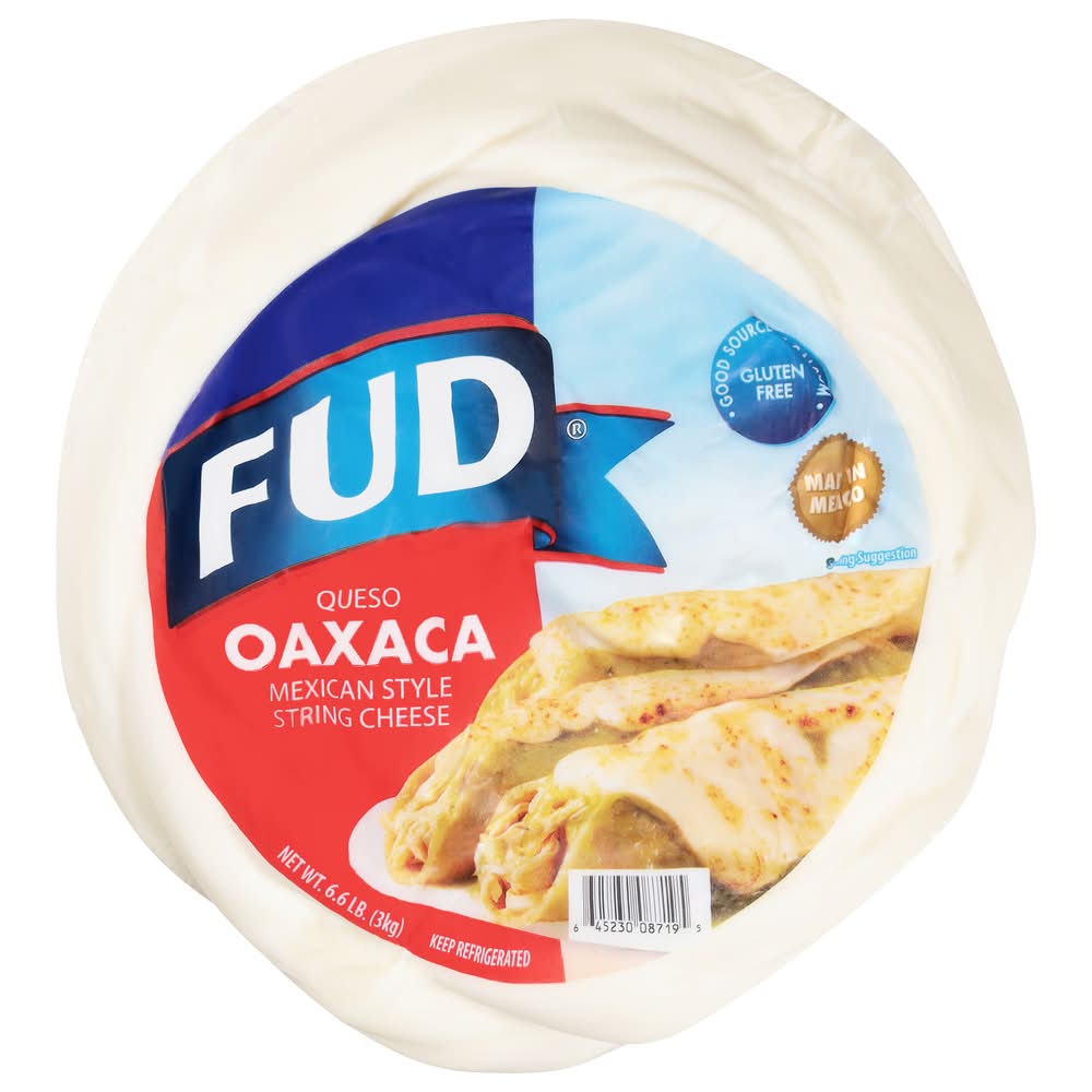 FUD Mexican Style Queso Oaxaca String Cheese (6.6 lbs)