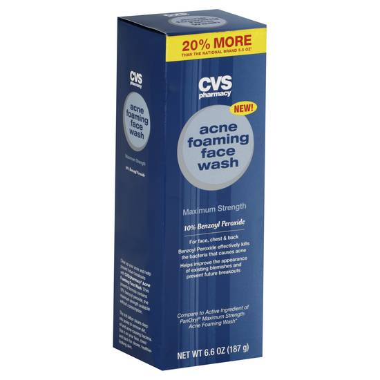Cvs Pharmacy Maximum Strength Acne Foaming Face Wash