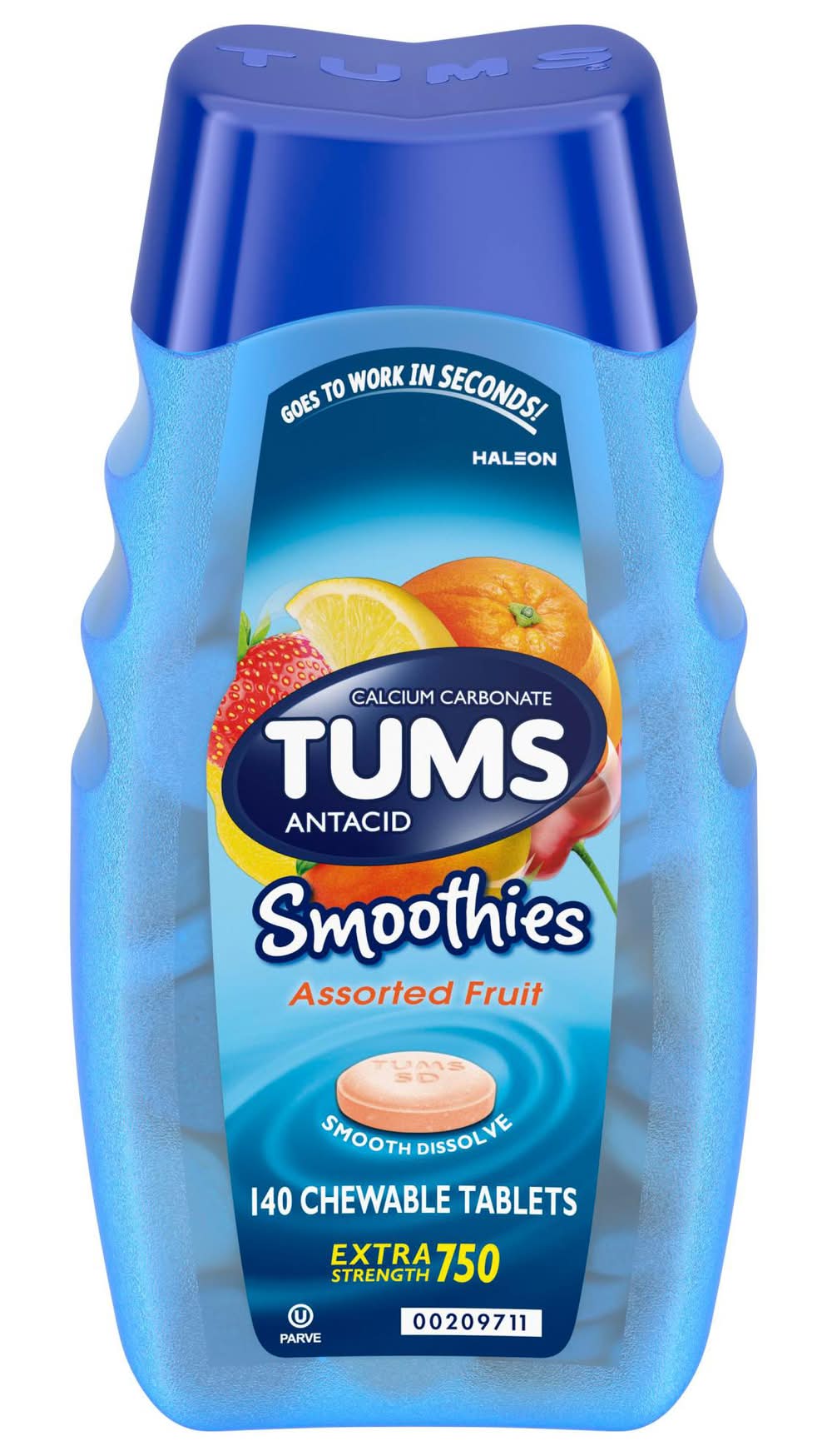 Tums Assorted Fruit Smoothies Antacid (140 ct)