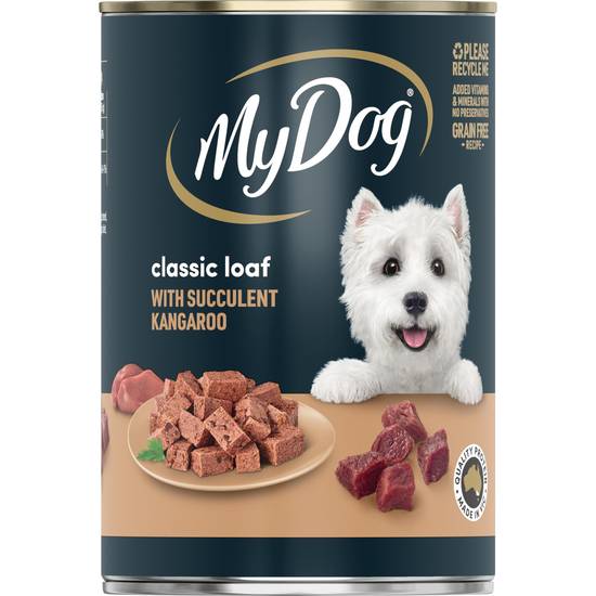 My Dog Loaf Classics Tasty Kangaroo Wet Dog Food Can 400g